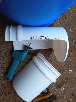 How to Build a Portable Hand Washing Station : 33 Steps (with Pictures) - Instructables Foot Washing Station, Handwashing Station, Portable Sinks, Washing Station, Work Pumps, Hand Washing Station, Silicone Caulk, Drain Pipe, Sink Drain