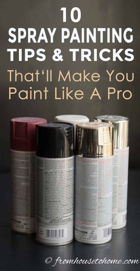 Spray Painting Wood Furniture, Spray Paint Tips, Painting Tips And Tricks, Paint Like A Pro, Spray Paint Wood, How To Spray Paint, Spray Paint Projects, Spray Paint Furniture, Diy Spray Paint