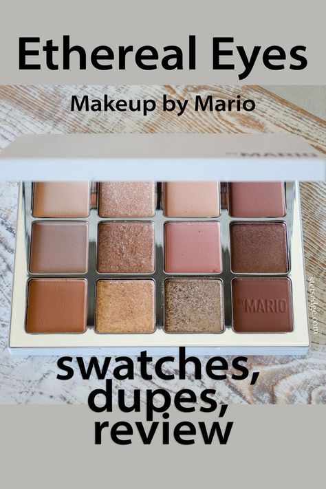 Lots and Lots of swatches, dupe suggestions, and reviews of the Ethereal Eyes sparkly neutral palette from Makeup by Mario Makeup By Mario Ethereal Palette, Mario Ethereal Eyes Palette, Makeup By Mario Ethereal Eyes Looks, Makeup By Mario Palette Looks, Ethereal Eyes Palette, Makeup By Mario Ethereal Eyes, Makeup By Mario Palette, Mario Palette, Tartelette In Bloom