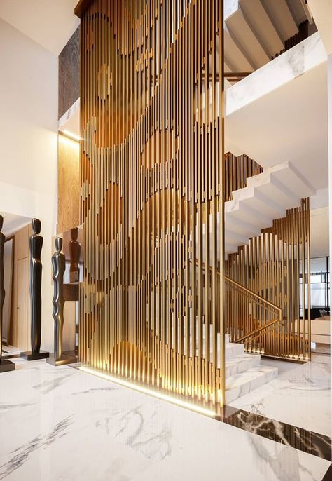 Modern Wall Partition, Modern Partition, Modern Partition Walls, Room Partition Wall, درج السلم, Partition Designs, Wall Partition Design, Wall Partition, Wooden Partitions