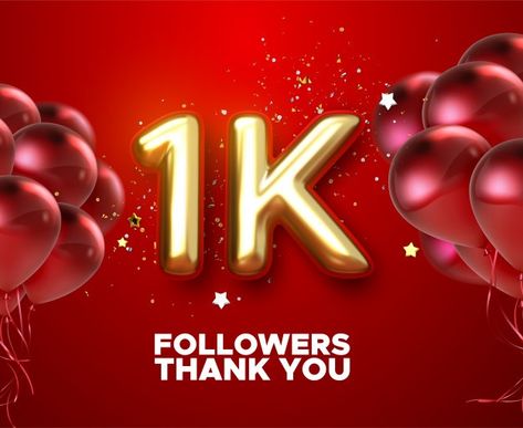 1k, 1000 followers thank you with gold b... | Premium Vector #Freepik #vector #star #template #red #number 2000 Followers Thank You Instagram, 2k Followers Thanks Instagram, 2 K Followers, 2k Followers Thanks, 1k Followers Background Editing, 2000 Followers, Graphic Design Mockup, Calendar Design Template, Youtube Family