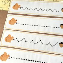 Fall Prewriting Activity with Squirrels & Acorns Lacing Cards, Animal Printables, Playdough Activities, Pre Writing Activities, Halloween Printables Free, School Printables, Name Activities, Math Literacy, Educational Printables