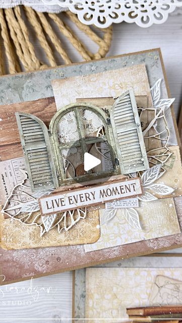 Creative Studio on Instagram: "New video 🎥🤎
Use your scraps! Let me inspire you! ☺️ I created 3 similar cards following the same techniques but changing the focal point. For the background I used scraps of papers, leftovers from previous projects.
Today I’m using @stamperiainternational Golden Harmony collection but you can use whatever you have at home ☺️ 
They are great when you have to make something last minute.
….
Full step by step video is now available on my channel 🤎 supplies arelisten in bio
…
#handmade #handmadecards #cardmaking #papercrafts #scrapbooking #stamperia #emiliasieradzan #handmadegifts #uniquecards" Photo Album Journal, Paper Scraps, Romantic Cards, Beautiful Cards, World Crafts, Scrap Paper, Unique Cards, New Video, Creative Studio