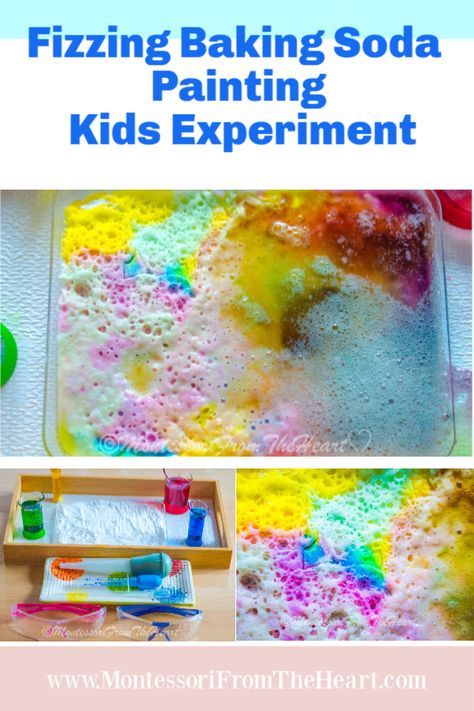 Stem Painting Activities, Fizz Painting, Painting With Baking Soda, Baking Soda Art, Baking Soda Painting, Soda Painting, Coco Crafts, Baking Soda Vinegar Experiment, Baking Soda Paint