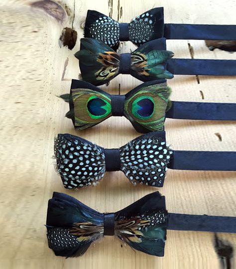 Fancy fathers like feather bow ties ! Feather Bow Tie Wedding, Luxury Gentleman Bow Tie For Black-tie Events, Duck Feather Bowtie, Luxury Ties With Decorative Bow For Black-tie Events, Bow Tie Template, Bow Tie Cake, Cool Bow Ties, Tie Template, Dapper Butterfly Knot Bow Tie For Black-tie Events