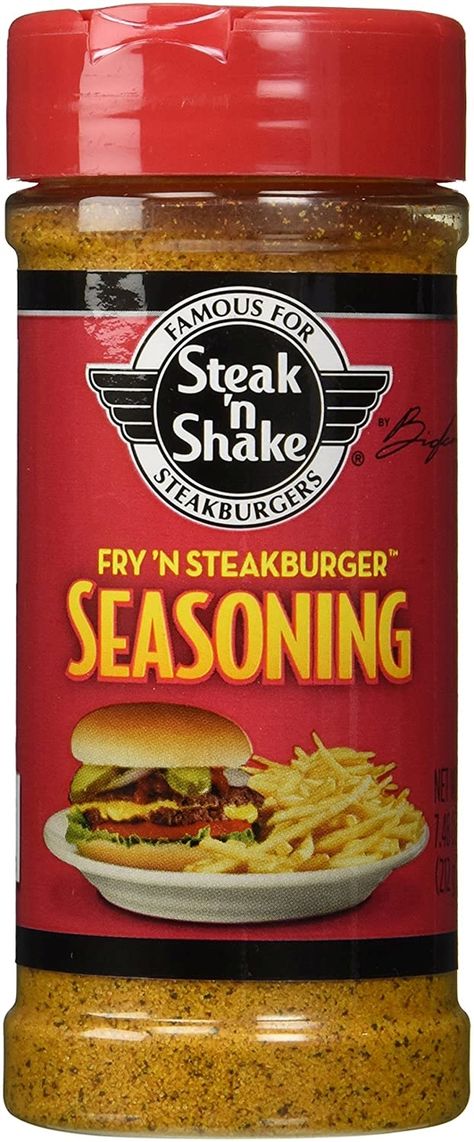 Burger Recipes Seasoning, Fry Seasoning, Steak N Shake, French Fry Seasoning, Seasoned Fries, Burger Seasoning, Seasoning Recipe, Homemade Hamburgers, Spice Recipes