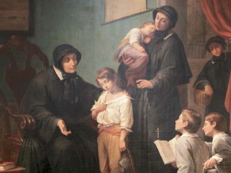 How the nuns tamed the Gangs of New York | IrishCentral.com St Elizabeth Ann Seton, Saints For Kids, Daughters Of Charity, Elizabeth Ann Seton, Gangs Of New York, St Elizabeth, Saint Elizabeth, Last Rites, Elizabeth Anne