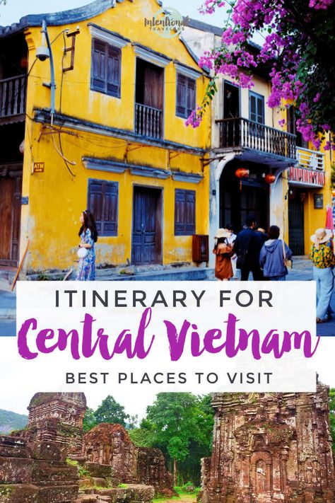 Central Vietnam Itinerary, Vietnam Houses, Central Vietnam, Vietnam Destinations, Vietnam Trip, Travel Cambodia, Vietnam Itinerary, Vietnam Backpacking, Asia Trip