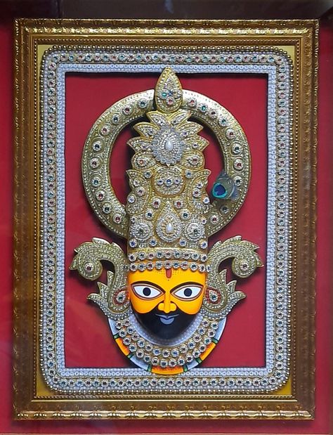 Khatu Shyam Ji 3D Embossed Handmade Painting With Frame, Khatushyamji Painting, Krishna Painting, Home & Living Decor, Gifts Someone Special by Dholamaruartgallery on Etsy 3d Photo Frame, Khatu Shyam Ji, God Painting, Radha Radha, Emboss Painting, Shyam Baba, Live Wallpaper Download, Khatu Shyam, Shree Shyam