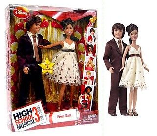 High School Musical Dolls, High School Musical Toys, High School Musical 3 Graduation, High School Musical The Series Season 3, Highschool Musical Gabriella, Troy And Gabriella, High School Musical 3, Prom Date, Disney Musical