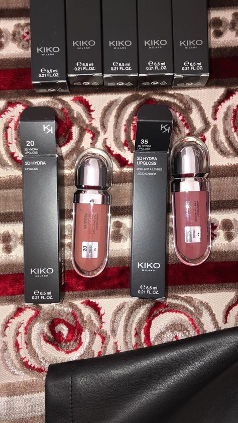 Kiko Lip Gloss Shades, Kiko Lipgloss Shades, Kiko 3d Hydra Lipgloss, Kiko Gloss, Kiko Lipgloss, Makeup Routine Guide, Kiko Cosmetics, Best Makeup Brands, Lip Gloss Shades