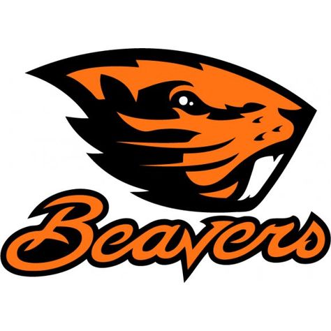 Oregon State Beavers | Brands of the World™ | Download vector logos and logotypes Oregon State Beavers Logo, Paper Football, Oregon College, Osu Beavers, Beaver Logo, Ground Hog, Sport Logos, Oregon State Beavers, Oregon State University