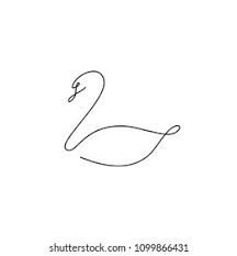 Swan Tattoo, One Line Tattoo, Pola Macrame, Bestie Tattoo, Petite Tattoos, Single Line Drawing, Cute Little Tattoos, Stylist Tattoos, Tattoo Project