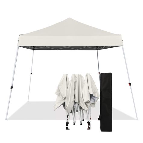 PRICES MAY VARY. 𝐏𝐀𝐂𝐊𝐀𝐆𝐄 𝐈𝐍𝐂𝐋𝐔𝐃𝐄𝐒: This Northroad 8x8 FT Pop-Up Canopy Frame + Top Cover + 1 Carry Bag +8 Stakes + 4 Ropes. 𝐒𝐋𝐀𝐍𝐓 𝐋𝐄𝐆𝐒 𝐃𝐄𝐒𝐈𝐆𝐍: 64 sqft of shade. Stable base with an extra wide 10'x10' Footprint and 8'x8' At top. Weight: 28.66 lbs. 𝐄𝐀𝐒𝐘 𝐒𝐄𝐓-𝐔𝐏 𝐀𝐍𝐃 𝐂𝐀𝐑𝐑𝐘: takes only a minute to set up. Folding steel frame with no loose parts. No tools required. Setup and breakdown is quick and easy with the push button toggle Leg adjustments and the ov Portable Gazebo, Instant Canopy, Canopy Frame, Garden Beach, Canopy Cover, Loose Parts, Canopy Outdoor, Canopy Tent, Carry Bag