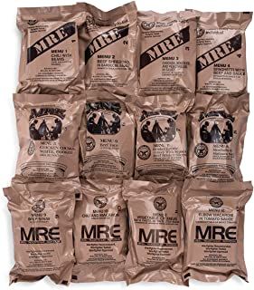 Mre Food, Mre Meals, Military Food, Tacos Menu, Meal Ready To Eat, Chicken Chunks, Creamy Spinach, Freeze Drying Food, Military Surplus