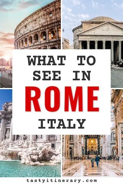 What to see in Rome, Italy? What to do in Rome, Italy? This list of 10 must-see Rome, Italy attractions to add to your Rome itinerary to will help make the most of your time in Italy's capital city. It is one of Europe's top travel destinations. | tastyitinerary.com Italy Attractions, 4 Days In Rome, Must See In Rome, Rome Museums, What To Do In Rome, Rome Itinerary, Rome Travel Guide, Europe 2024, Day Trips From Rome