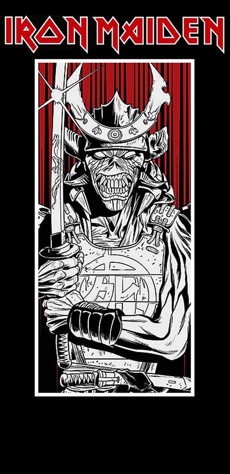 Iron Maiden Phone Wallpaper, Iron Maiden Wallpapers Iphone, Heavy Metal Aesthetic Wallpaper, Metal Music Wallpapers, Eddie Iron Maiden Drawing, Metal Band Wallpaper, Metal Bands Wallpaper, Metal Band Posters, Metalhead Wallpaper