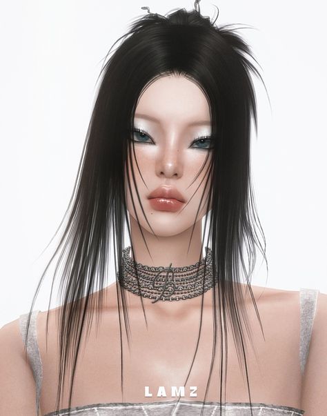 Free Sims 4, Sims 4 Game Mods, Sims 4 Body Mods, Tumblr Sims 4, Sims 4 Dresses, Sims 4 Characters, Sims Four, Mixed Hair, Sims Hair