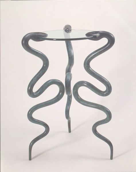 Judy McKie | Snake Table Weird Furniture, Unique Furniture Design, Funky Furniture, Gothic House, Art Metal, Accessories Diy, Interior Furniture, Unique Furniture, Design Furniture