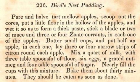 Birds Nest Pudding Recipe - The Henry Ford Wartime Recipes, Historical Recipes, Apple Dishes, Heirloom Recipes, Grandmas Recipes, Laura Ingalls, Birds Nest, Retro Recipes, More Recipes