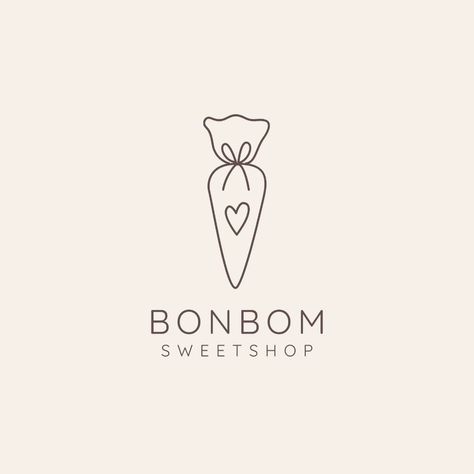 Sweets Logo, Bakery Logos, Pastry Logo, Baking Logo, Make Your Own Logo, Logo Design Inspiration Creative, Bakery Branding, Small Business Logo, Cake Logo