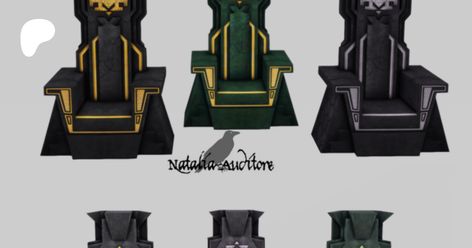 Erebor throne | Natalia-Auditore Ts4 Throne Cc, Sims 4 Throne Chair, Sims 4 Cc Throne, Sims 4 Throne, Natalia Auditore, King Throne Chair, King On Throne, Sims Furniture, Sims Medieval