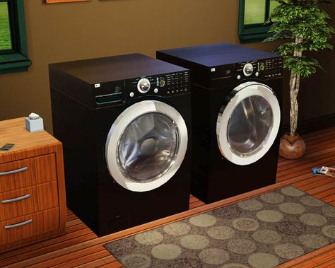 Mod The Sims - Decorative LG Washer & Dryer Ts4 Washer And Dryer, Sims Washer And Dryer, Washer Dryer Sims 4 Cc, Sims 4 Cc Furniture Washer And Dryer, Sims 4 Cc Washer And Dryer Decor, Washer And Dryer Sims 4, Sims 4 Washer And Dryer Cc, Sims 3 Furniture, Alpha Sims