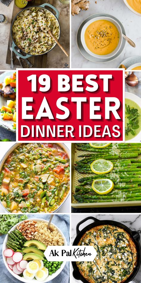 Looking for some delicious Easter dinner ideas? From Spring Vegetables to turkey recipes, we've got you covered. Create a memorable Easter meal with our mouthwatering Easter dinner recipes, including flavorful side dishes and delectable appetizers that will impress your guests. And if you're planning a festive Easter dinner menu, we've got plenty of ideas for that too! Get inspired and make this Easter a celebration to remember with our amazing collection of Easter dinner ideas! Easter Turkey Recipes, Easter Potluck Recipes, Easter Recipes Vegetables, Easter Crockpot Recipes, Best Easter Dinner, Easter Dinner Side Dishes, Easter Casserole, Easter Vegetables, Easter Main Dishes