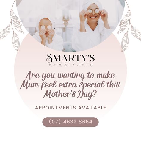 💆‍♀️ Feel her excitement as she walks in with anticipation and leaves feeling rejuvenated and fabulous. 🥂 Why not make it a mother-daughter date or treat yourself too?✨Good news, we have appointments available just before Sunday for you and your beloved mumsy! 😍 Don't miss out on this opportunity to create memories that will last forever while showing her how much she truly means to you 💖 Mother Daughter Dates, Your Mum, Appointments Available, Create Memories, Picture This, Mother Daughter, Good News, Self Love, Mother's Day