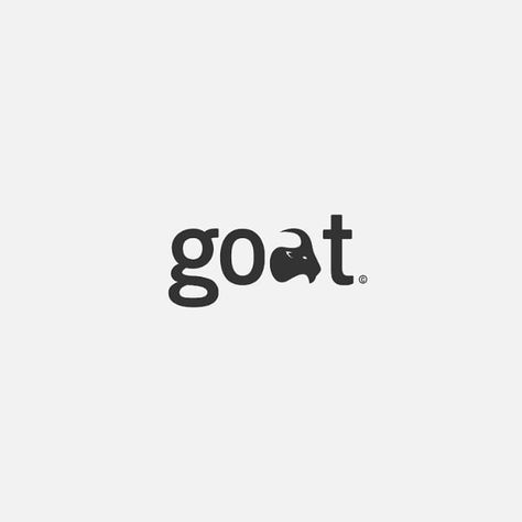 verbicon goat by gdimidesign Greatest Of All Time Goat Logo, Goat Logo Design Creative, Goat Logo Design, Tattoo Animals, Goat Tee, Small Goat, Typography Logo Inspiration, Logo Variations, Goat Logo