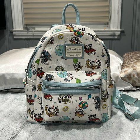 Disney Parks Mickey & Minnie's Runaway Railway Mini Backpack Loungefly Disney Backpack, Runaway Railway, Disney's Hollywood Studios, Loungefly Handbags, Hollywood Studios Disney, Loungefly Disney, Logo Label, Hollywood Studios, Zip Pouch