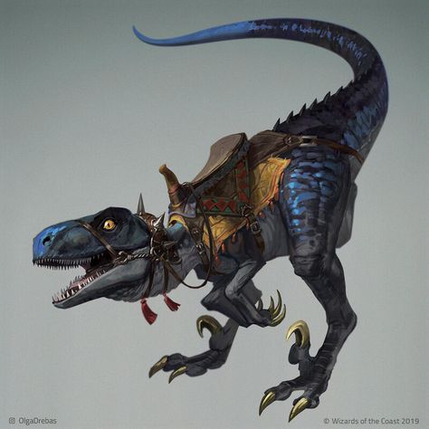 ArtStation - Interior illustrations for Eberron D&D 5e setting, Olga Drebas Dnd Mounts, Japanese Mythical Creatures, Dino Riders, Monster Inspiration, Madara And Hashirama, Myths & Monsters, Dungeons And Dragons Game, Creature Artwork, Monster Concept Art