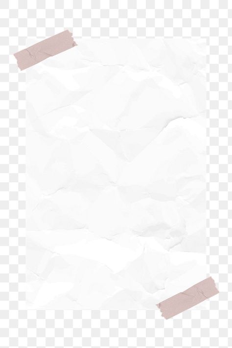 Paper Png Aesthetic, Post Decorations, Tape Aesthetic, Crumpled Paper Textures, Design Tape, Aesthetic Png, Notepaper, Memo Paper, Crumpled Paper