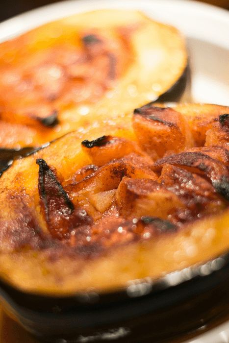 Stuffed Buttercup Squash Recipe, Butter Squash Recipe, Carnival Squash, Buttercup Squash, Winter Squash Recipes, Miso Butter, Thyme Recipes, Baked Squash, Vegetarian Thanksgiving