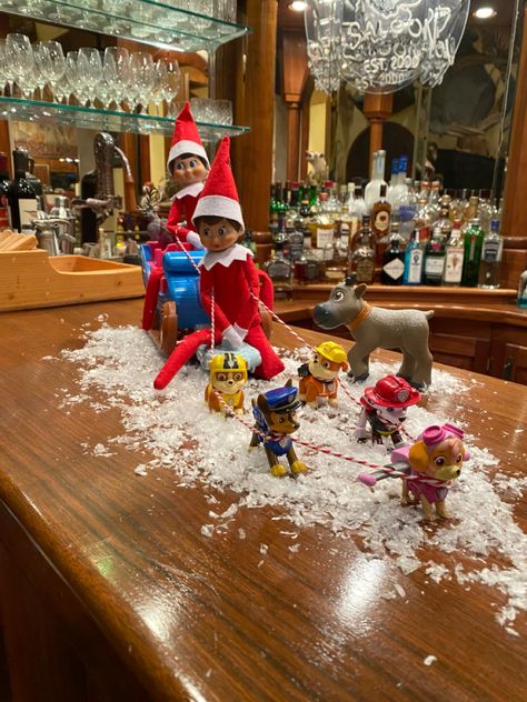 Elf On The Shelf Ideas Paw Patrol, Elf On The Shelf Paw Patrol, Elf Shelf, Elf On The Shelf Ideas, Shelf Ideas, A Shelf, On The Shelf, Paw Patrol, Elf On The Shelf