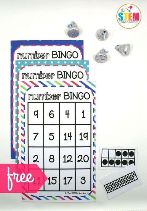 I love this Number BINGO math game for kids! So excited that it practices those tricky teen numbers too. Fun activity for kindergarten. Number Bingo, Math Bingo, Daily Five, Prek Math, Teen Numbers, Math Games For Kids, Math Number Sense, Numbers Kindergarten, Math Intervention