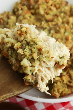 Stovetop Stuffing Chicken, Shredded Chicken Casserole, Stove Top Stuffing Recipes, Dressing Casserole, Chicken And Dressing, Chicken And Dressing Casserole, Chicken Stuffing Casserole, Recipes Using Rotisserie Chicken, Chicken And Stuffing