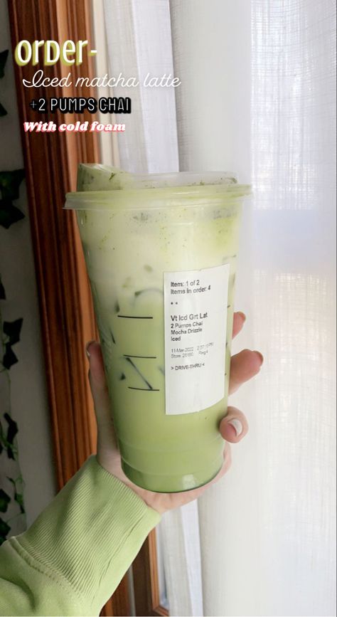 Starbucks Matcha Order, Matcha Starbucks Drinks Order, Green Tea Starbucks Drinks, Starbucks Matcha Drinks, Matcha Order, Tea Starbucks, Starbucks Green Tea, Starbucks Secret Menu Recipes, Starbucks Matcha