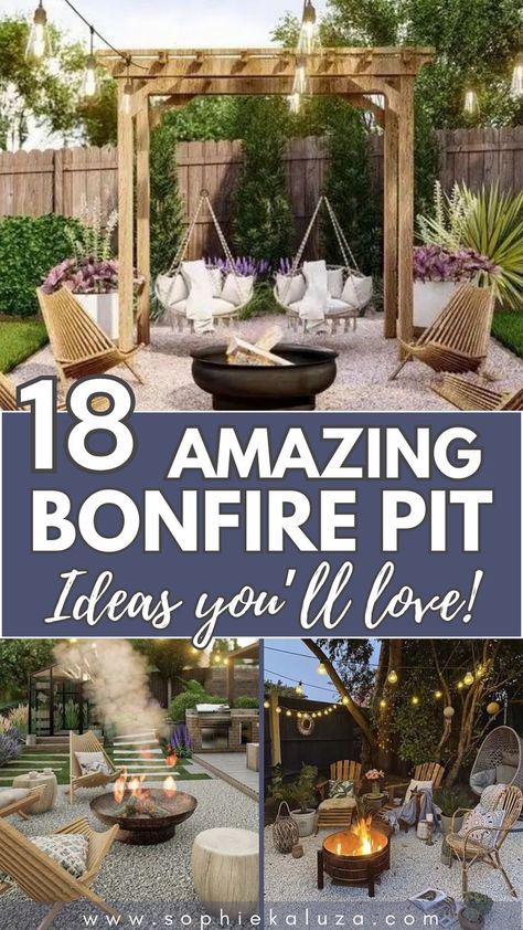 18 Amazing Bonfire Pit Ideas To Recreate This Summer!
outdoor fire pit area Bonfire Pit Ideas, Beach House Backyard, Bonfire Pit, Backyard Firepit Area, Outdoor Fire Pit Seating, Outdoor Fire Pit Area, Bonfire Pits, Fire Pit Seating Area, Rustic Fire Pits