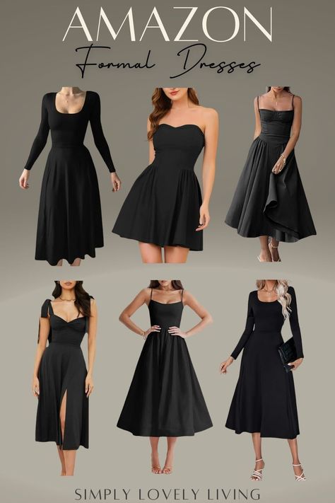 Amazon Dresses | Black Dresses | Little Black Dresses | Orchestra Outfits | Symphony Outfits | Formal Dresses | Ballet Show Dresses | LTK Style Tips | LTK Fashion | Elegant Dresses | Classy Dresses Amazon Dresses, Black Dress Formal, Ballet Dress, Elegant Dresses Classy, Simply Lovely, Bustier Dress, Mommy Style, One Piece Swimwear, Classy Dress