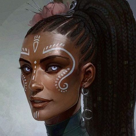 Face Markings, Bird People, Fairies Photos, Forest Elf, Afro Art, Costume Makeup, Fantasy Rpg, Urban Fantasy, Medieval Fantasy