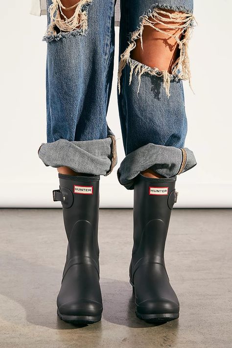 Hunter Short Wellies | Free People Short Hunter Boots Outfit, Short Hunter Boots, Hunter Boots Short, Hunter Short, Hunter Boots Outfit, Boots Outfit, Hunter Boots, Boho Clothing, Boho Outfits