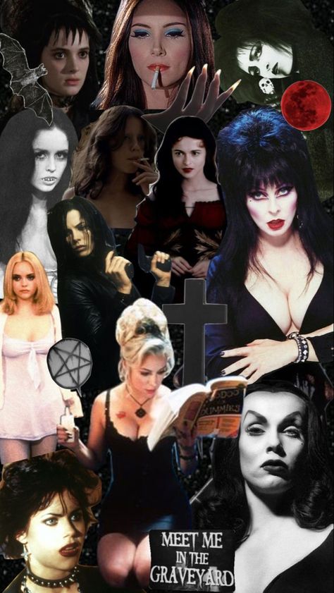 Vampire Witch, Goth Vampire, Witch Wallpaper, Elvira Mistress Of The Dark, Goth Subculture, Halloween Goth, Goth Wallpaper, Witchy Wallpaper, Classic Horror Movies