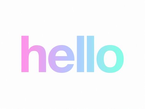 Gradient animation Hello Typography Graphic Design, Gradient Animation Gif, Gif Animation Ideas, Hello Animation, Hello Logo, Hello Graphic, Gradient Animation, Animated Gradient, Magdiel Lopez