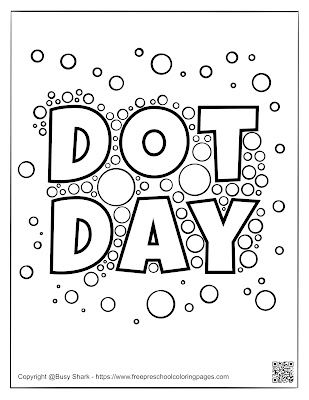 Dot Day Free Coloring Pages Dot Marker Activities, International Dot Day, Abc Coloring Pages, Preschool Coloring Pages, Abc Coloring, Art 2024, Do A Dot, Dot Day, School Craft