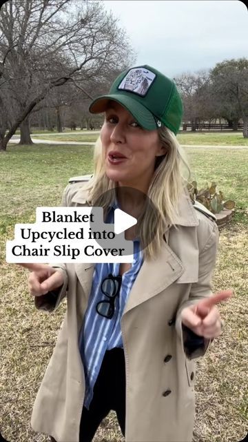 19K views · 1.3K likes | Sarah Teresinski on Instagram: "Requests for diy chair slipcovers! Here ya go! Blanket Upcycled into Dining Chair Slip Cover ♻️Sew or No Sew!  #DIY #chair #slipcover  #hack #homehack #homehacks  #upcycle #rework #diy #thriftflip #homedecor #upcycling #upcycle  #diy #thriftflip #homedecor #upcycles #rework #upcycling #thriftflip  #organize #reuse #recycle #secondhandstyle  #transform #oldtonew #upcycleddesign  #makers  #upcyclersofinstagram #makersofinstagram #upcycling #sustainableliving #sustainsblestyle #diychaircover #chair" Diy Chair Slipcover, Armchair Upcycle, Diy Chair Covers No Sew, No Sew Slipcover, Sarah Teresinski, Upcycled Dining Chairs, Diy Chair Covers, Chair Back Covers, Upcycle Diy