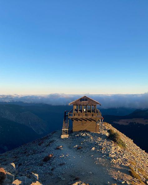 Pine-ing for these views 🌲 Over here dreaming about fire lookout season ☀️👀🔭 Fire Watch, Fire Lookout, Wandering Jew, Adventure Aesthetic, Dream Job, Real Life, Tattoo Ideas, Lifestyle, Photography