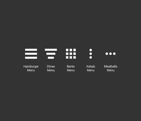 Hamburger Menu Examples and Alternatives | AGENTE Hamburger Menu Design Website, Menu Button Design, Hamburger Menu Design, Mobile Menu Design, Website Menu Design, Hamburger Menu Icon, Css Basics, Bold Website, Bar Website