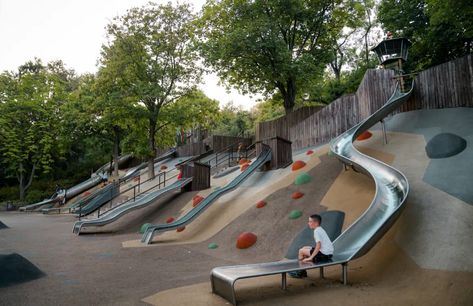 park at Gellert hill Natural Outdoor Playground, Fun Things For Kids, Church Playground, Playgrounds Architecture, Things To Do In Budapest, To Do In Budapest, Capital Of Hungary, Kids Play Spaces, Play Ground