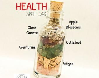 Fairy Spells, Wicca Herbs, Health Spell, Healing Spell, Phyllostachys Nigra, Spell Bottles, Jar Spells, Spell Jars, Protection Spell